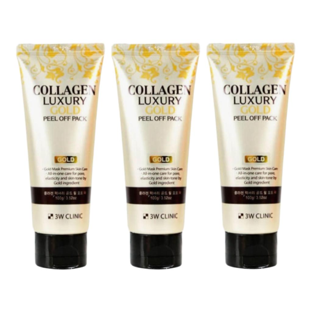 3w Clinic Masque Peel-Off Or de Luxe au Collagène 100g (3 Options)