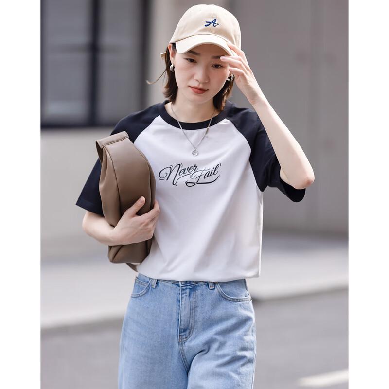 Demana Women's Color-Block Patchwork T-Shirt