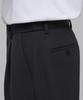 Musinsa Standard Carrot Hidden Banding Crop Slacks [Dark Gray]