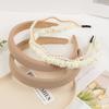 4-Piece Set of Simple, Stylish, Retro French-Style Plaid Headbands for Girls and Women, Suitable for Wearing with Dresses and for Going Out Shopping