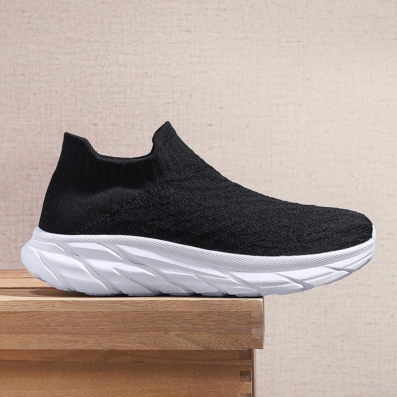 Jinjiang Plateau-Socken-Schuhe Vier Jahreszeiten atmungsaktiv und bequem Große Größen leichte lässige Sportschuhe