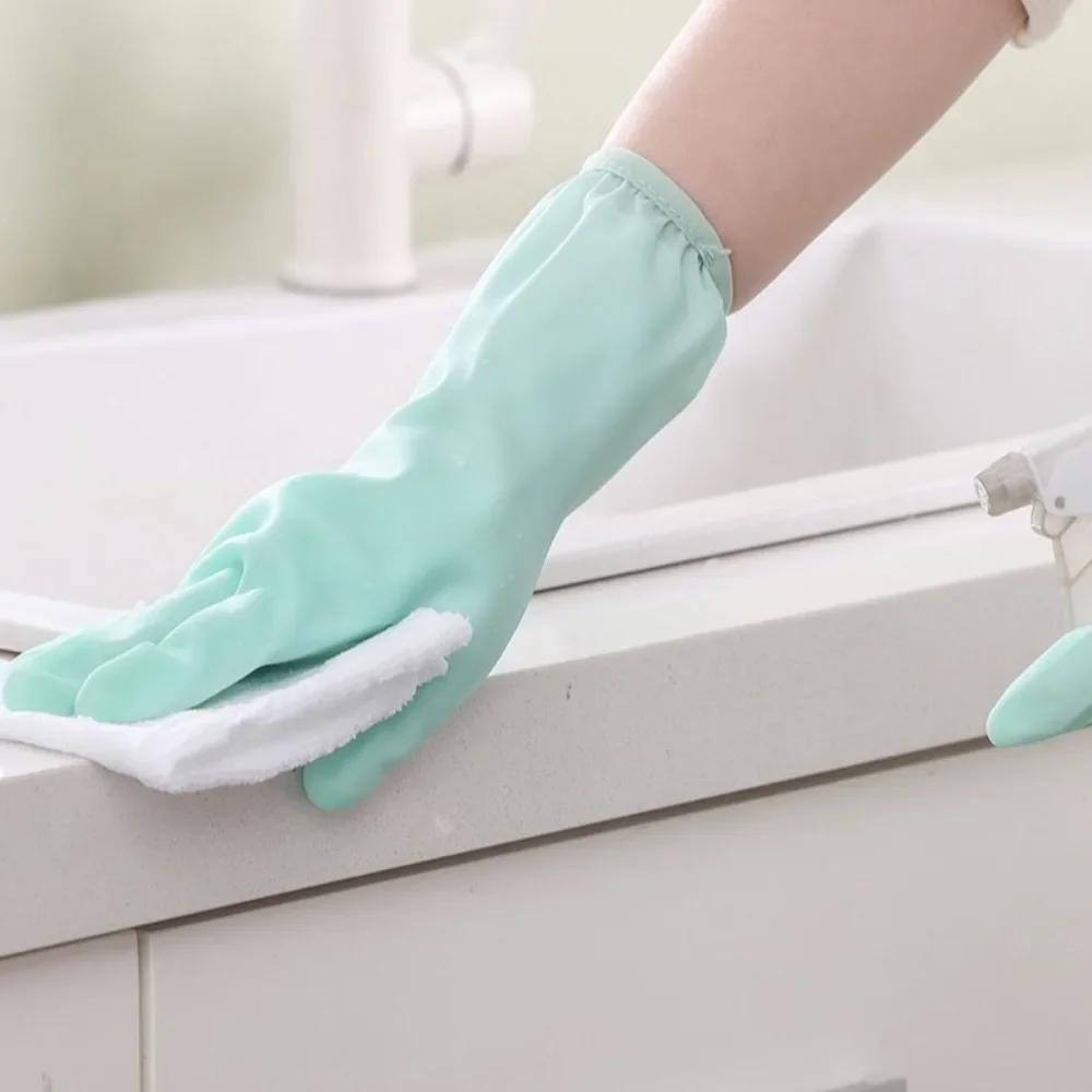 Clean Tool Laundry Kitchen Latex Gloves Household Rubber Glove Dishwashing Gloves Waterproof Gloves