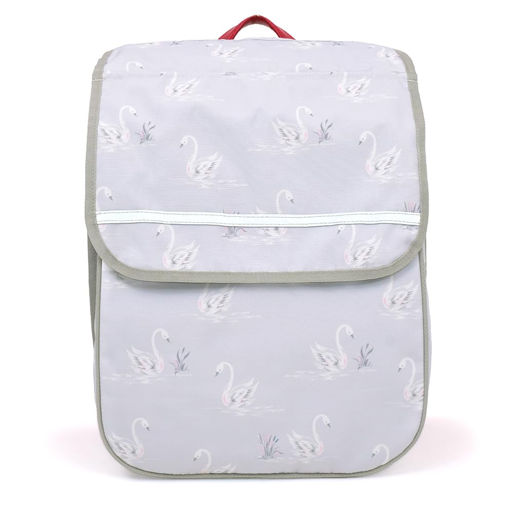 COLORFUL CANDY ASHLEY School Backpack with Storage NN953100 STYLE/LAURA Cover, Water-Repellent, Lightweight, Reflective, Pocket, Swans,
