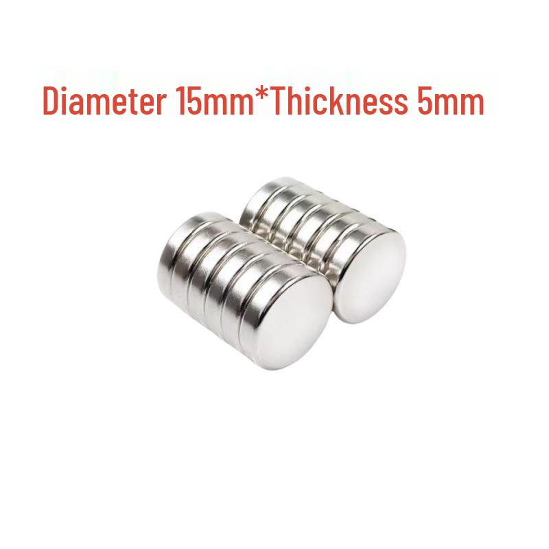 Neodymium Iron Boron Double-Sided Strong Suction Magnets for Fridges, Round and Square Shapes.