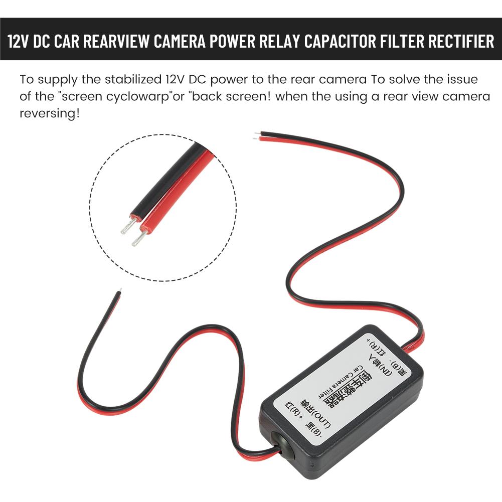 Car Camera Black Camera Etc. Interference Reversing Reversing Rectifier