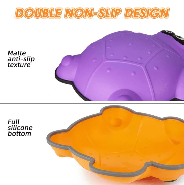 sensory path river stones Turtle - purple