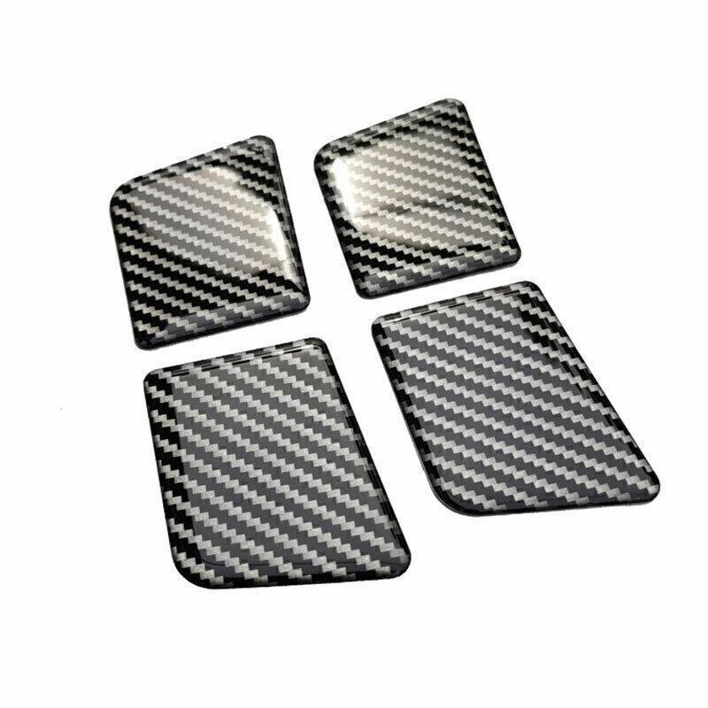 For Kia K5 Optima 2011-2015 Real Carbon Fiber Inner Door Bowl Cup Cover Trim 4PC