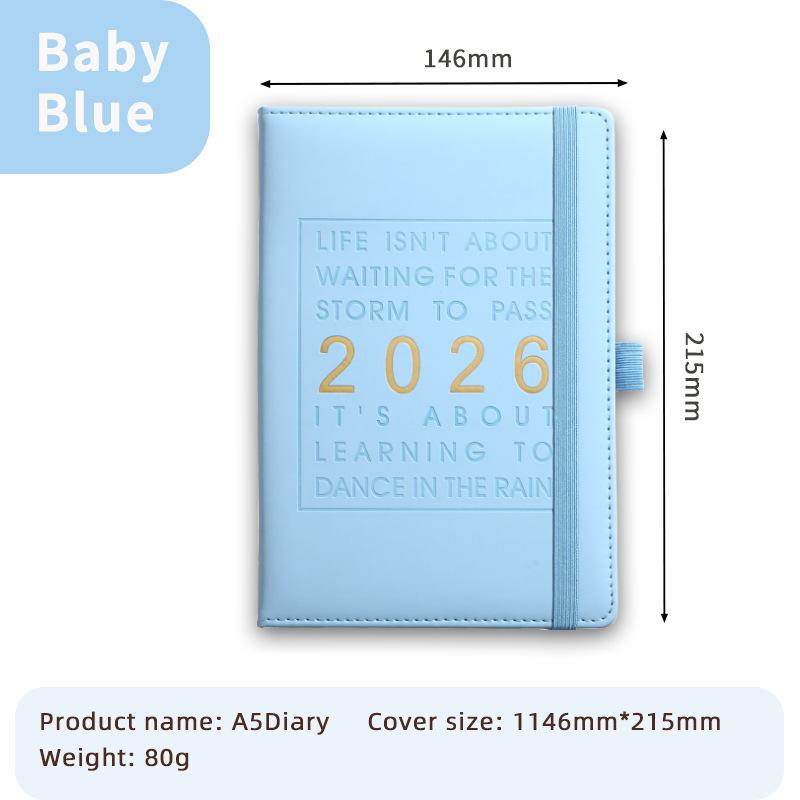 2026 Bilingual Planner: English & Spanish Yearly Calendar, 365-Day Notebook, Daily Diary