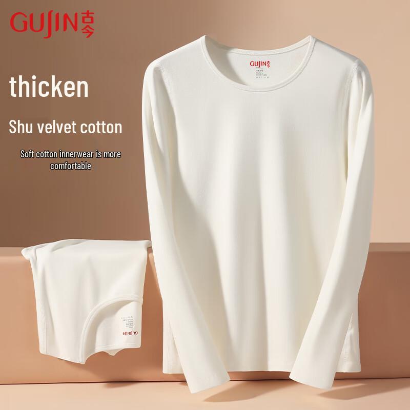 

Женский утепленный термотоп из утолщенного хлопка с начесом Gu Jin XL