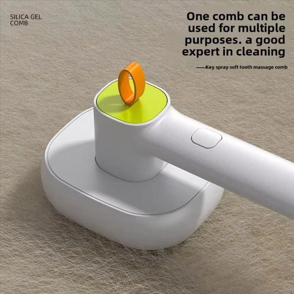 Anti-Floating Hair Pet Spray Hair Massage Brush Soft Teeth Cat Steamy Shedding Brush  Spa Treatment