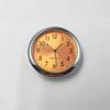 Modern Mini Quartz Dashboard Clock with Black and Green Design