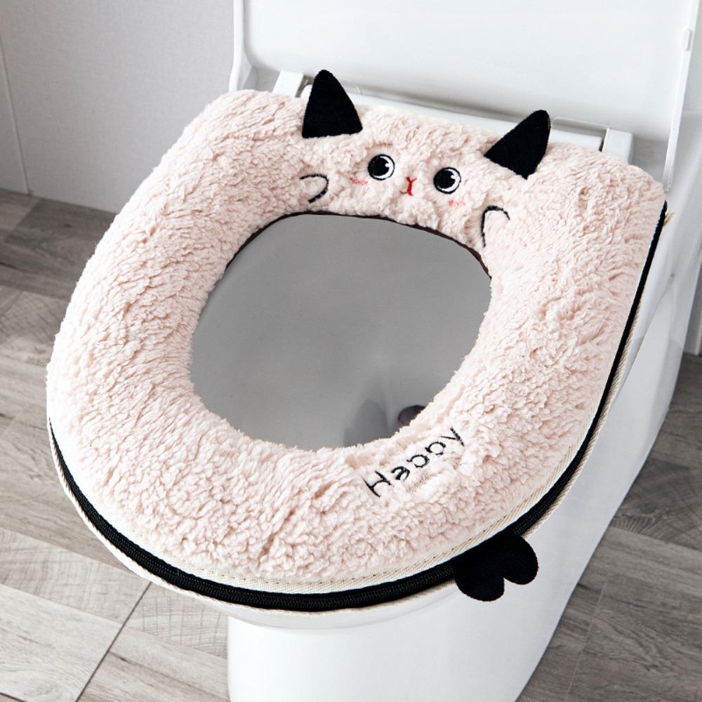 Soft Toilet Seat Cushion Cartoon Cat Toilet Seat Cover New Toilet Seat Pad  Universal