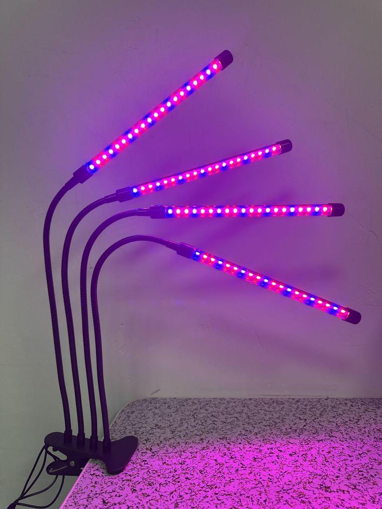 Foreign Trade USB LED Grow Light with Clip and Timer Remote - Full Spectrum Adjustable Plant Lamp