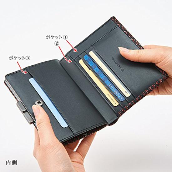 Genuine Leather Wallet with Coin Purse Background X Red Chrysanthemum Genuine Leather Gift Respect for the Aged Day 60th Birthday Gift Celebration