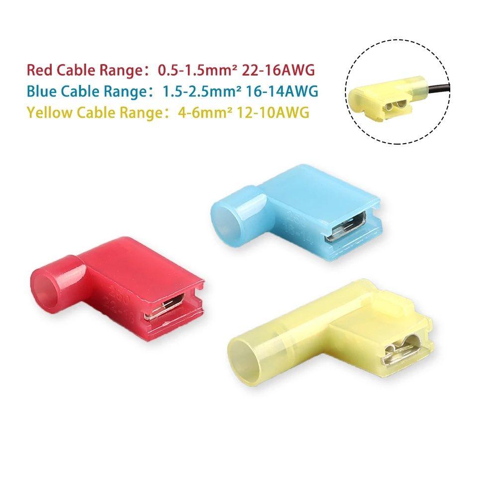 Female Insulated 6.3mm Wire Connector Nylon Crimp Quick Wire Connector Terminator Crimp Terminal