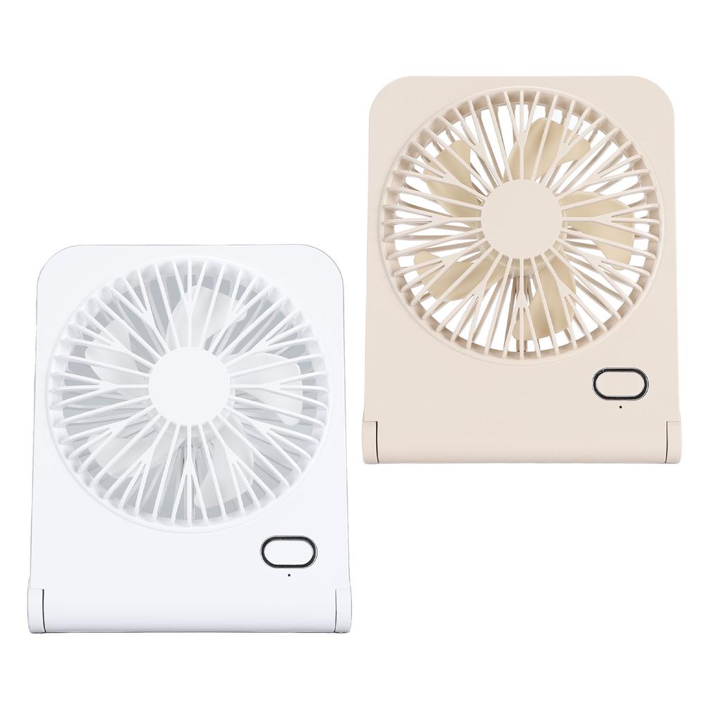 Desk Fan 3 Speeds Low Noise Portable Rechargeable  Fan for Car Home Camping