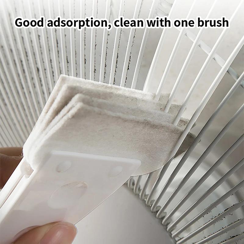 Washable Fan Keyboard Cleaning Brush Clip Household Duster Window Leaves Blinds Cleaner Brushes Tool for Home, Dorm, and Office