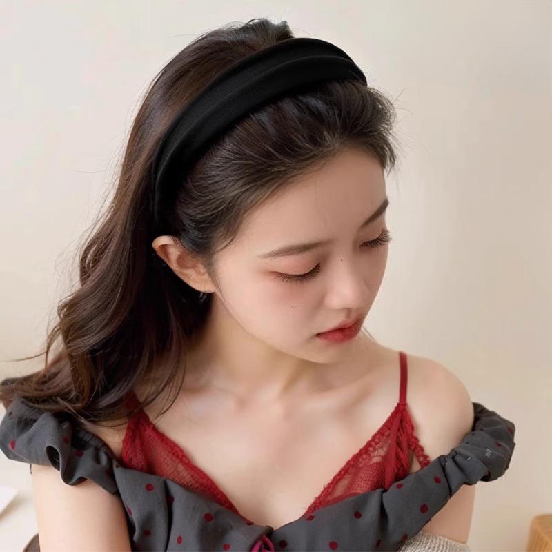 High Top Hairband for WomenWide Edge Pressure HeadbandElegant Hairpin Headwear