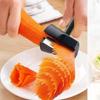 Grøntsagssalatkrøller Skarp Rustfri Stålkniv Nem Betjening Til Køkkenet Salatsmykke Fremstilling