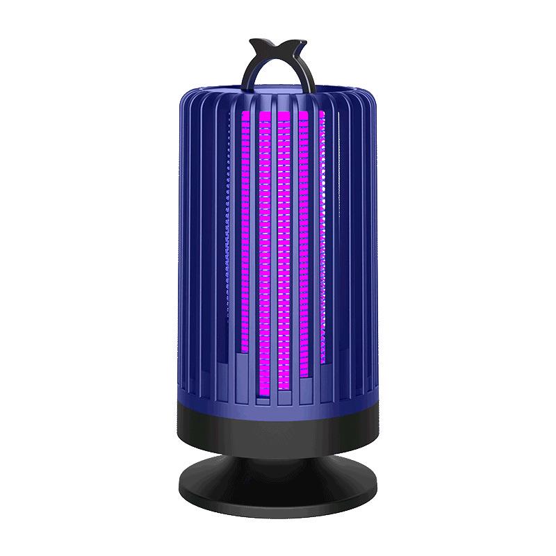 Black Technology Silent Indoor Mosquito Catcher Lamp with Electric Shock & Suction