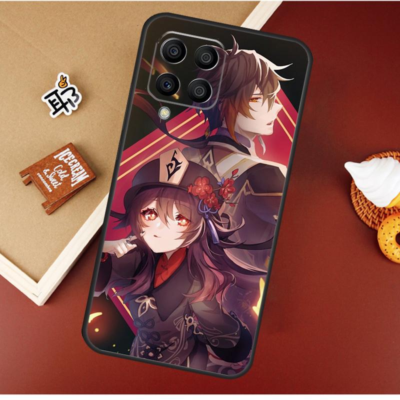 Genshin Impact Zhongli Hutao Case For Samsung Galaxy M51 M31 M21 M11 M16 M36 M56 M53 M12 M32 M52 M15 M35 M55 M14 M34 M54