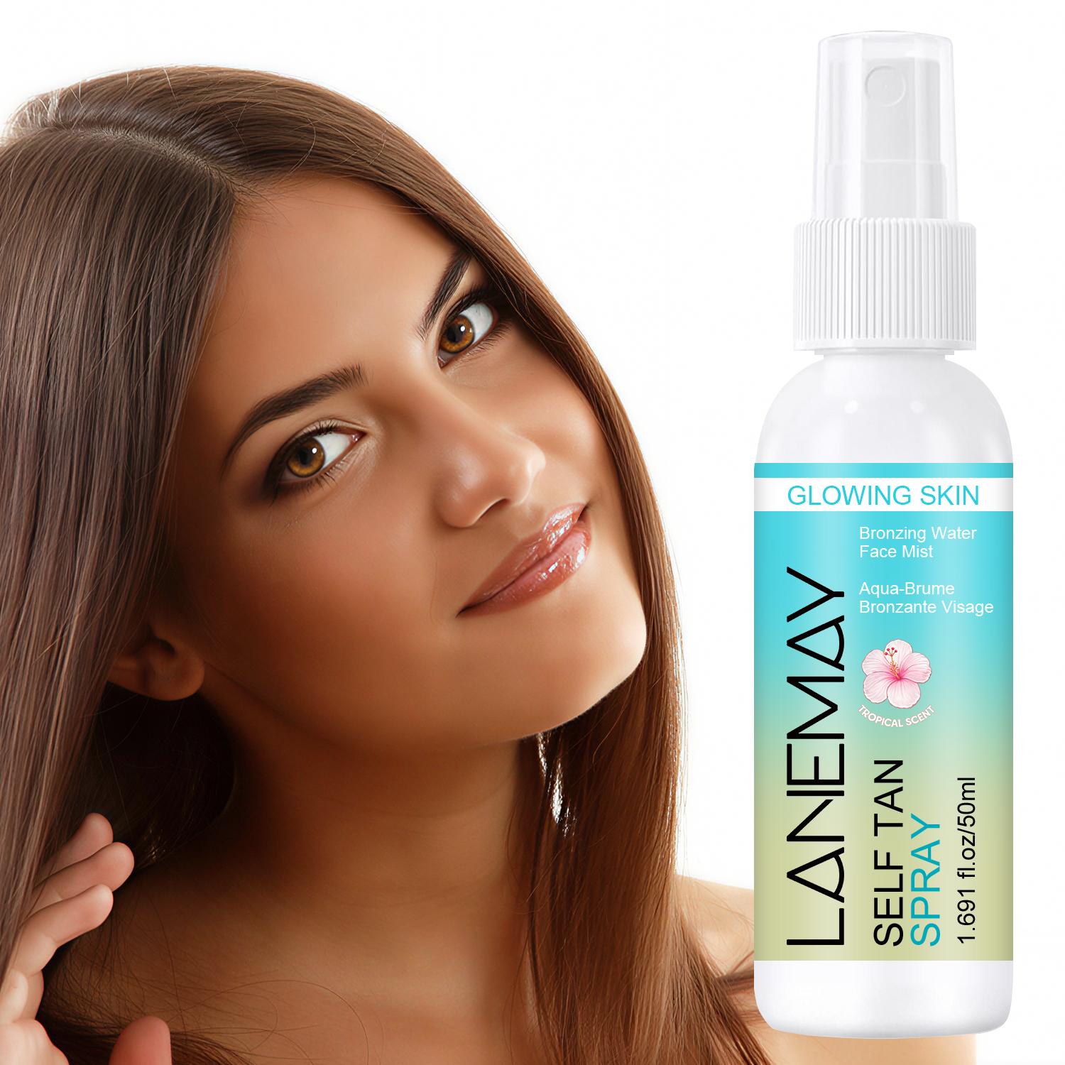 

Self Tan Spray-Achieve A Bronze Glow-Visible Tan In 4 Hours-Moisturizing & Soothe Redness-Suitable For All Skin Types, 50g
