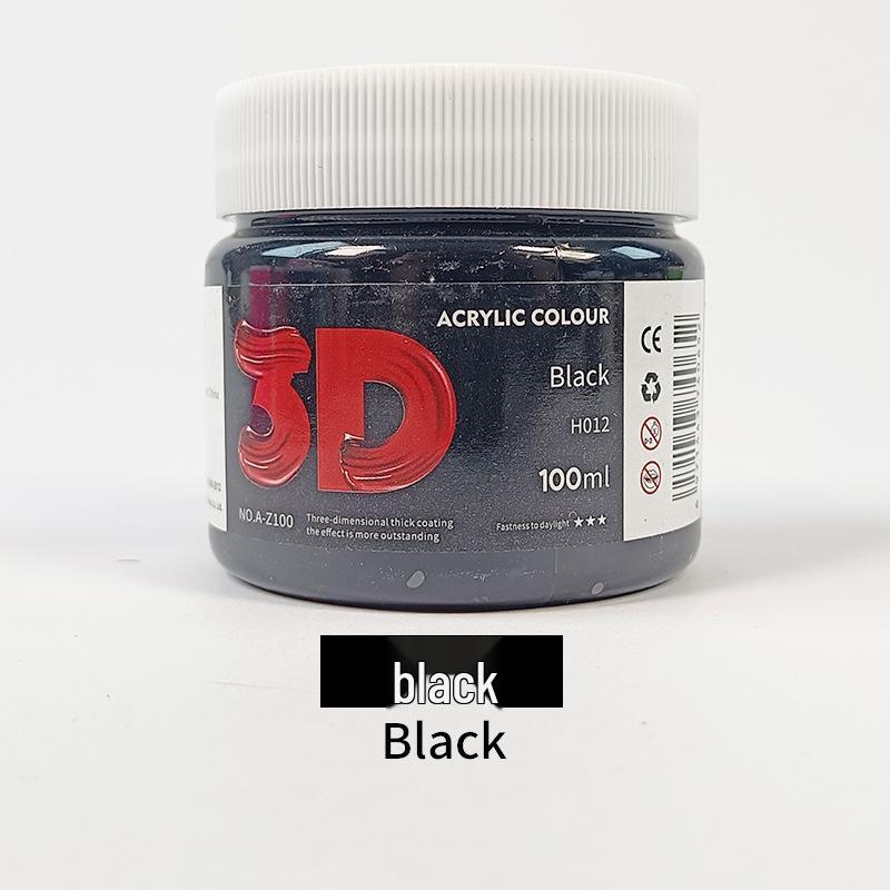 100ml Acrylic Paint for Children's Doodles and Plaster Dolls