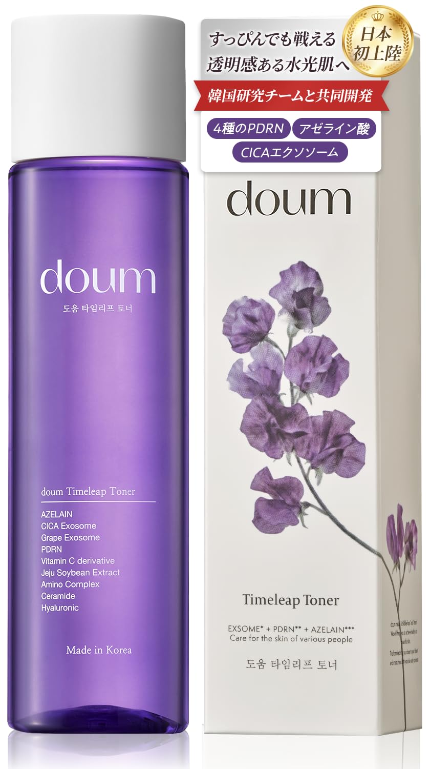 

skin that can withstand bare Time Leap Toner 180ml Musk with Azelaic Vitamin C and Addresses rough and sebum Korean Cultivate skindoum (Floral