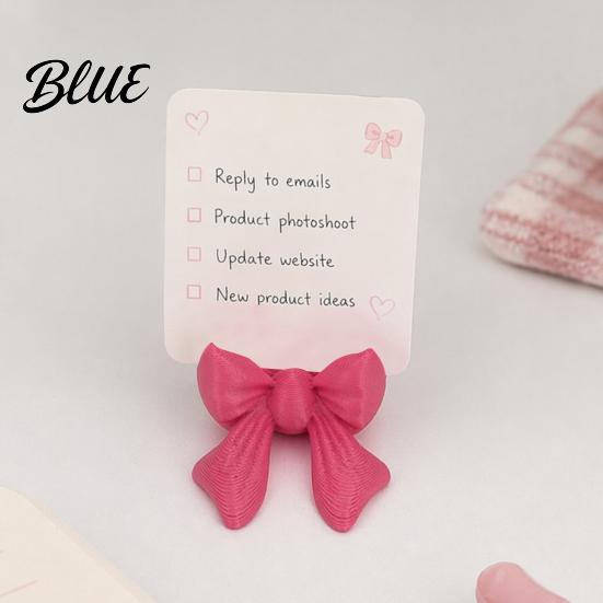 Scene Decoration Bow Photo Stand 3D Printed Mini Decorative Rack