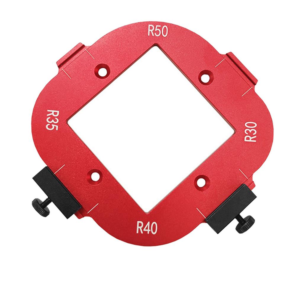 Corner Radius Template 4 In 1 Round for Positioning Bit Jig Router Trimming Machine Woodworking