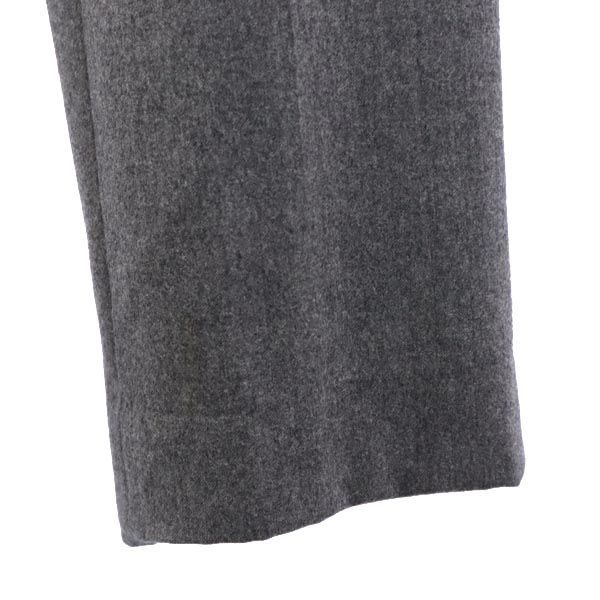 KITSUNE Sanyo Shokai Italian Wool 100% Wool Long Pants 42 Gray Men's Used