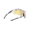 RUDYPROJECT TRALYX SLIM Sport Weiß + Sonnenbrille, Glänzend/Multi-Laser Gold, SP785769-0001