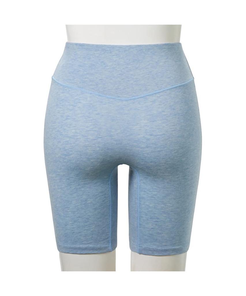 set of large cotton prevents comfortable around the 5L [Nissen] Shorts, long, 3/4 length, 3, women's, size, deep-fitting, high-waisted, blend,
