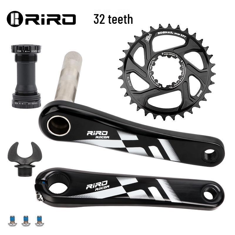 RIRO Gränsöverskridande GXP Mountainbike Kedjekrans: Hålig integrerad vevarm i aluminiumlegeringstillbehör