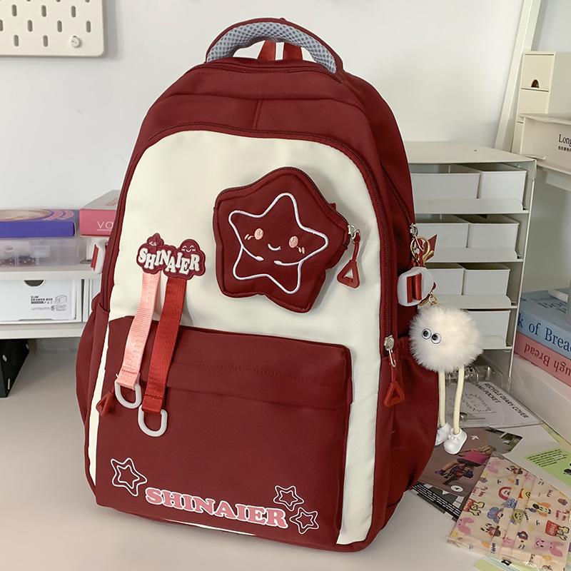 Schoolbags Children Elementary School Girls Junior High School Students High Value Ins Style Two Piece Backpack