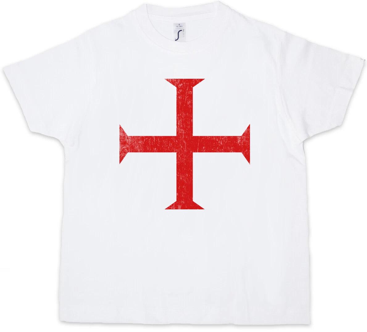 Templar Cross II Kids Boys kids boys T-Shirt Order Cross Templar Order Ordo Red 150