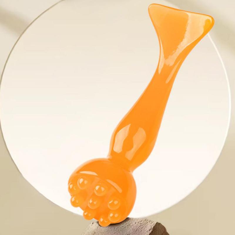 Lotus Seedpod Gua Sha Tool 1Pcs Resin Facial Stick for Relaxing Face Massage and Sculpting Contours