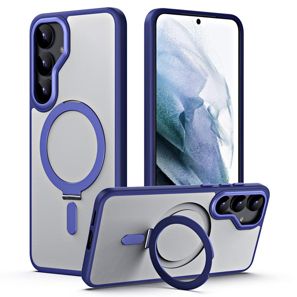 For Samsung Galaxy S25+ Case Compatible with MagSafe TPU+Acrylic Kickstand Phone Cover