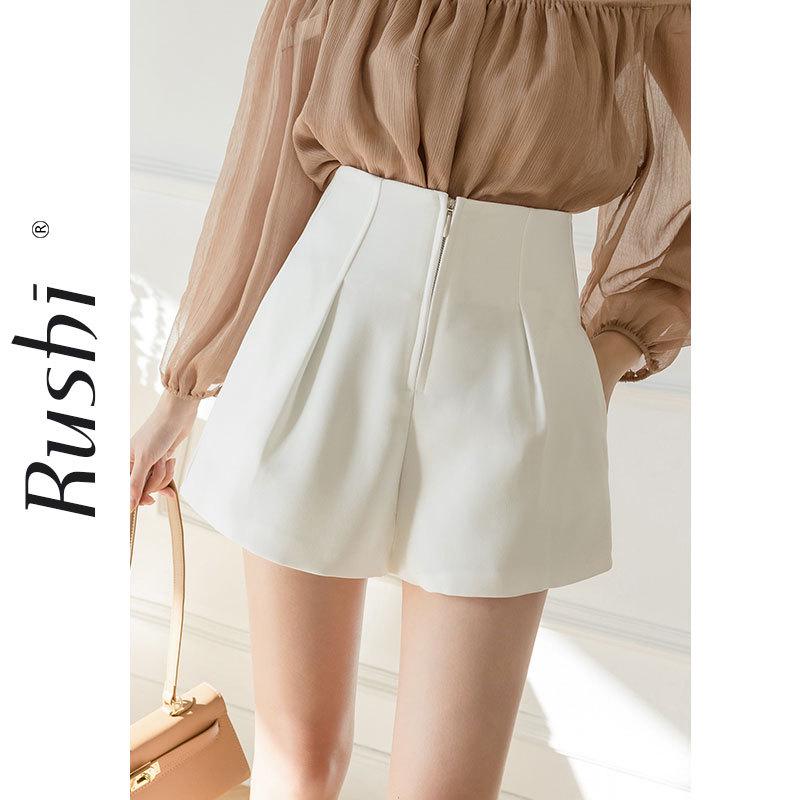 

Женские брюки-юбка тюльпан с высокой талией: Утягивающие, Свободного кроя, Скрывающие живот, Универсальные, Модные шорты с передней молнией. XL