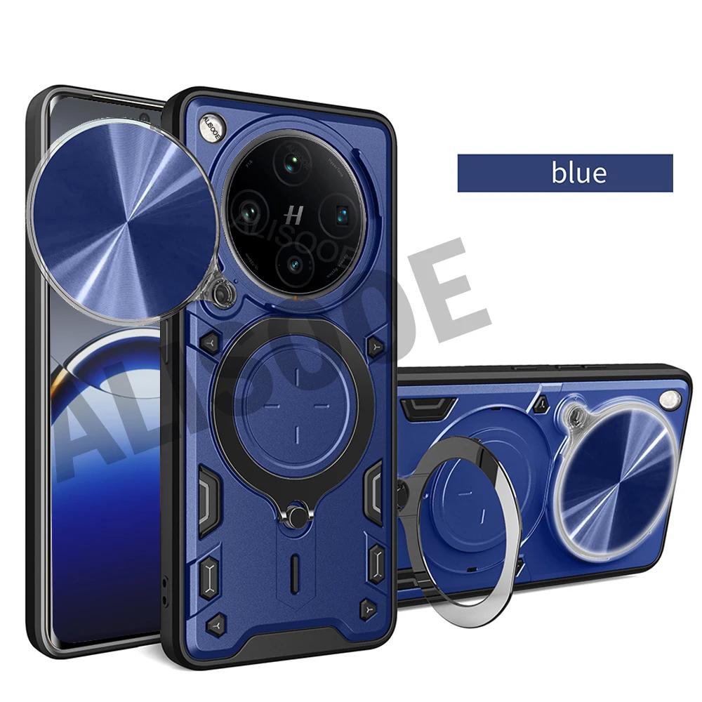 Funda for OPPO Find X8 Pro / X8 5G Case Armor Slide Camera Magnetic Ring Stand Phone Cover for OPPO Find X8 Pro 5G Capa