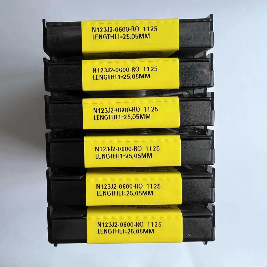 Original Sandvik / N123J2-0600-RO 1125  / CNC Lathe Carbide Blade 10 PCS