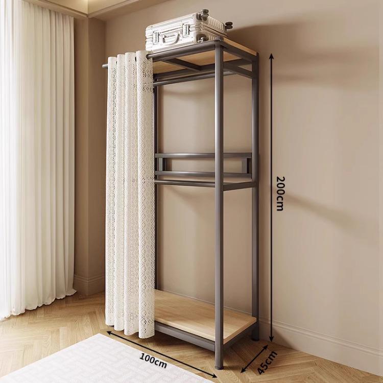 Vertical Metal Corner Coat Rack for Bedroom or Entrance