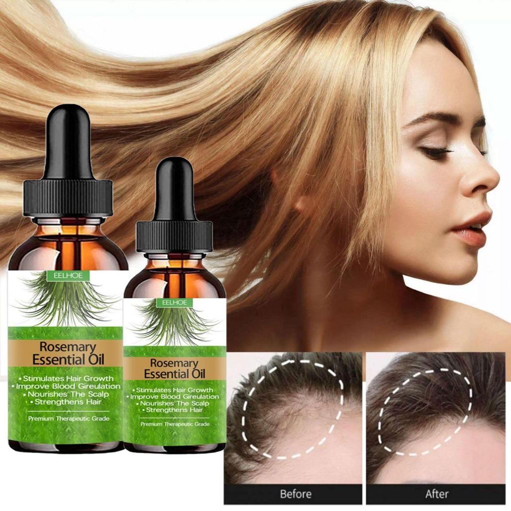 Rosemary Hair Care Essential Oil Hair Growth To Prevent Hair Breakage Nti-frizz Hair Smooth Serum Hair Loss Nourish Replenish