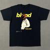 Übergroßes Rundhals-T-Shirt Frank Ocean Blond Album Helm Grafikdruck Vintage Rap Musik Locker Lässig Streetwear T-Shirt für Hip Hop Fans Männer Frauen