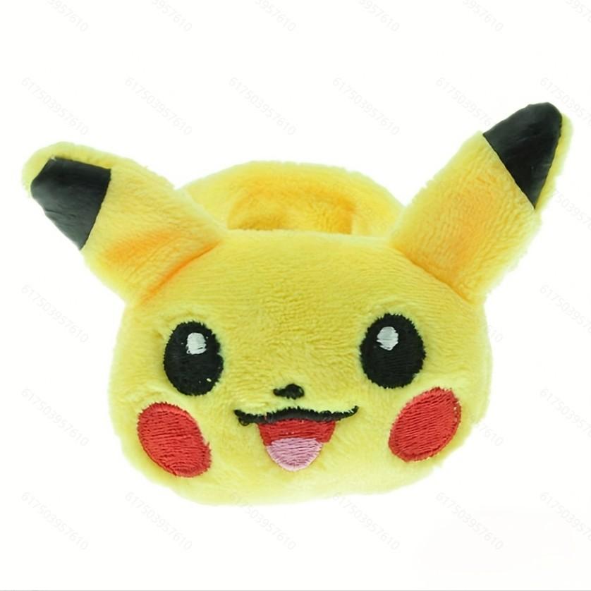 Series Plush Wristband Bracelet Anime Figure Pikachu Bulbasaur Cute Soft Stuffed Toys Children Partys Supplies Gifts