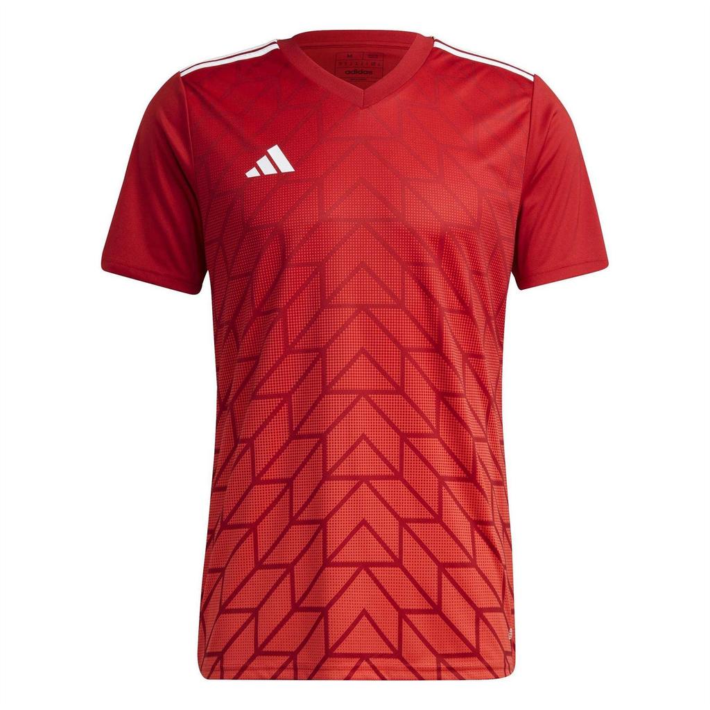 adidas Maglia Uomo Performance Team Icon 25 con Fantasia Geometrica