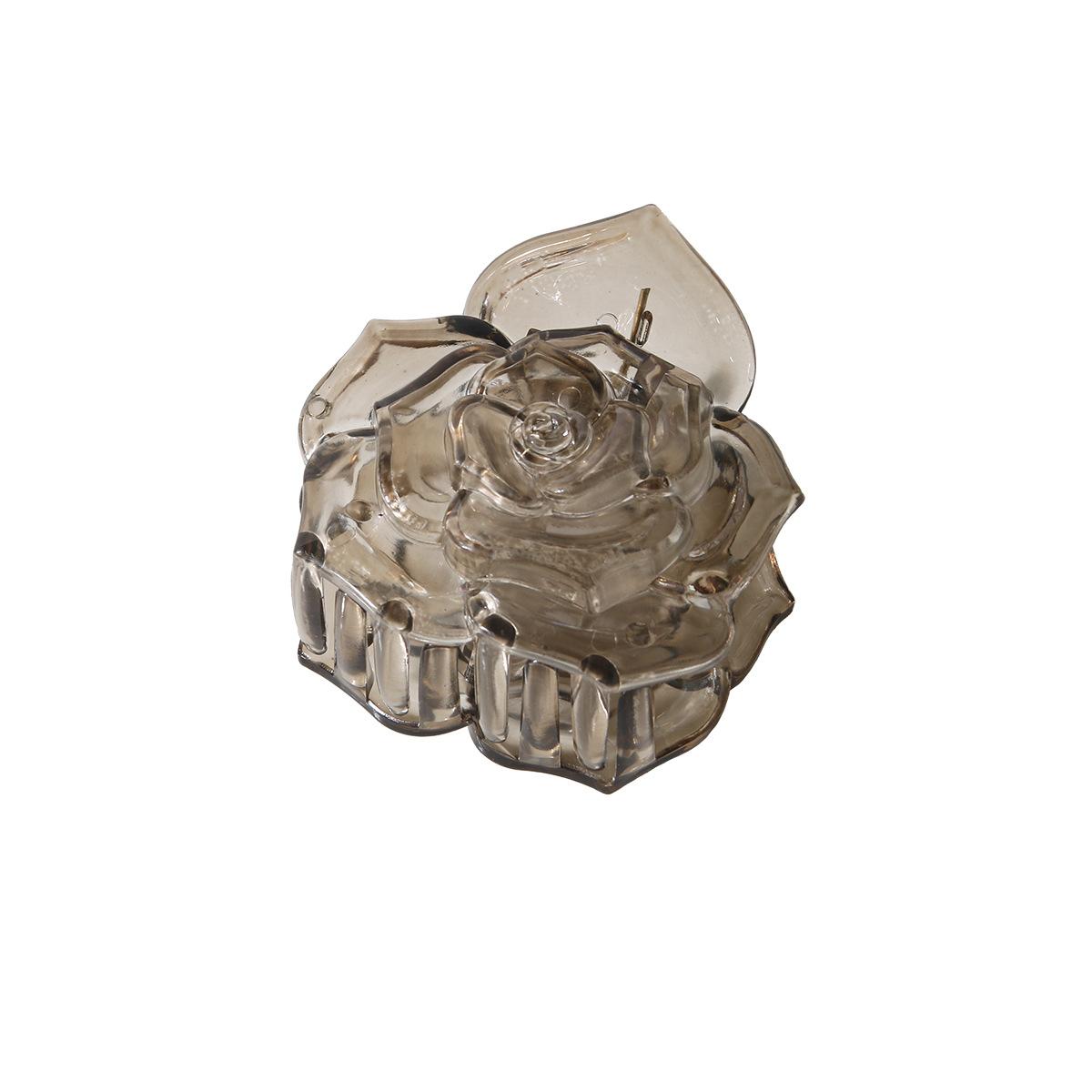 

1/4 шт. Милый 3D зажим-краб для волос в виде цветка розы для женской прически с хвостом на затылке, зажим-акула, расческа для волос, аксессуары