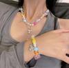 Colorful Beaded Summer Necklace – Fresh, Versatile, and Sweet Clavicle Chain
