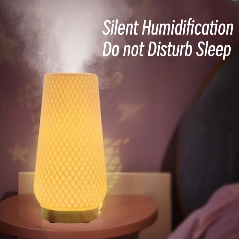 200 ml Usb-luftbefeuchter Elektrische Ultraschall Aroma Diffusor Für Home Raum Duft Ätherisches Öl Diffusor Mit Led-nachtlicht