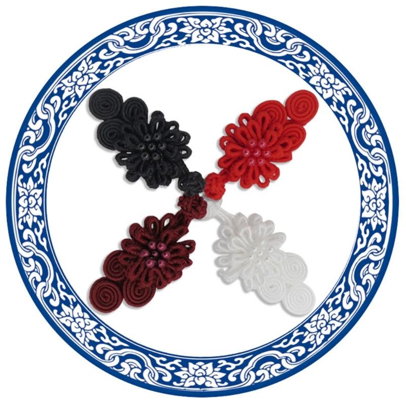 Chinese Traditional Button Sewing Crafted Frog Buttons Sew On for DIY Handcraft Cheongsam Embellishment
